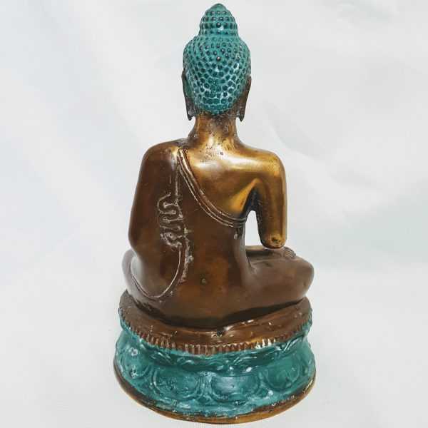 Boeddha beeld boeddhabeeld van koper uit Indonesie
