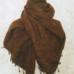 Sjaal nepal bruin