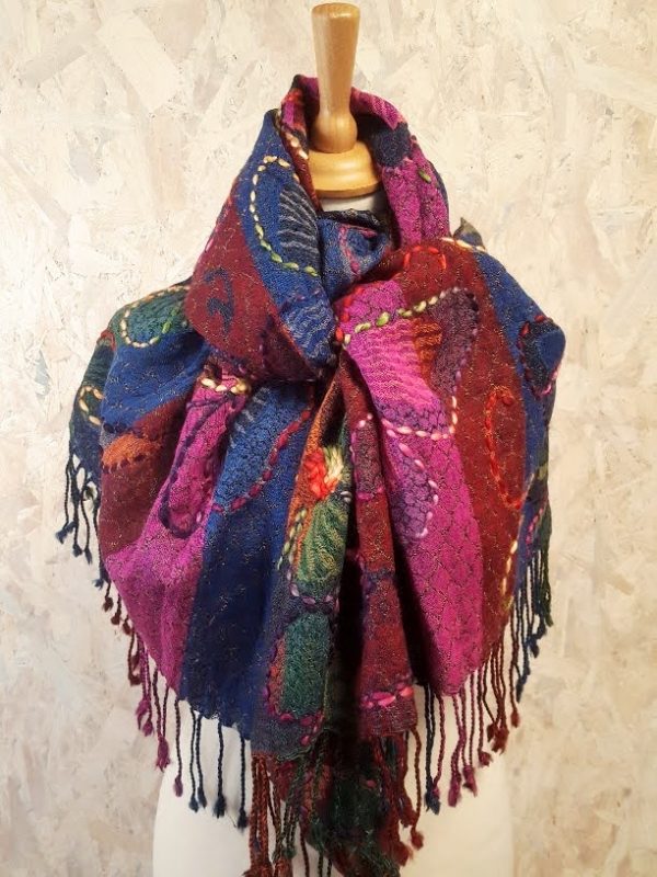 wollen sjaal kasjmier cashmere india